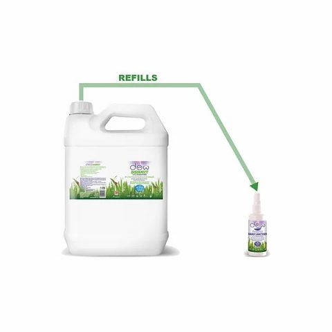 Free from Alcohol 5L Disinfect Ready Mix Refill - Refills Air, Disinfect & Hand Sanitiser