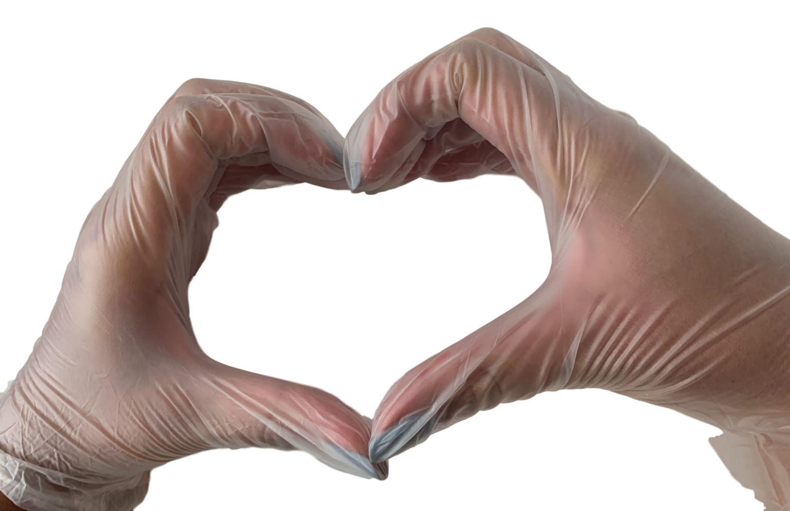 Vinyl Powdered Gloves Clear MADVIK